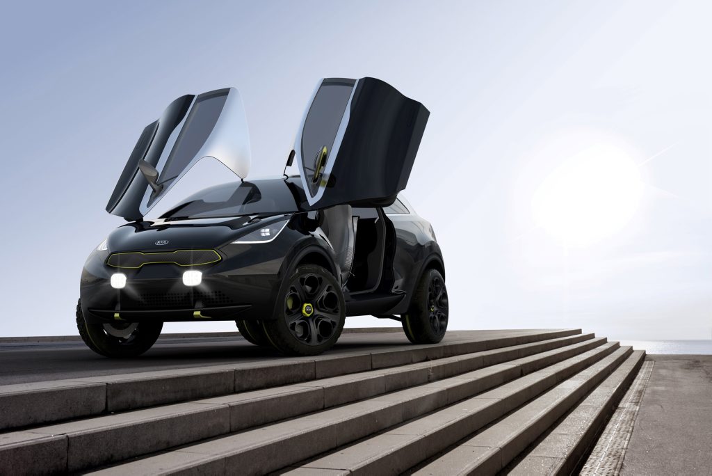The Kia Niro concept. The Kia Niro concept.